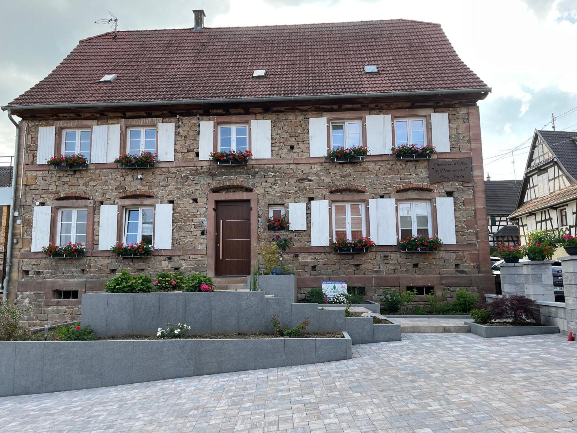 Chambres D'Hotes Chez Linda Stephane Le Passe Compose Preuschdorf Exterior foto